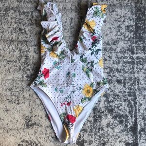 Floral One Piece Swimsuit